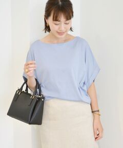 SHIPS / シップス カットソー | アイスプレミアムドルマンカットソー