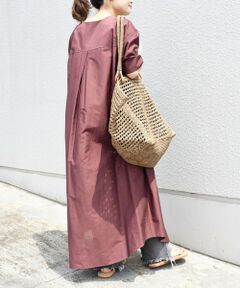 SHIPS / シップス ロング・マキシ丈ワンピース | コットンシルクポケットワンピース◇