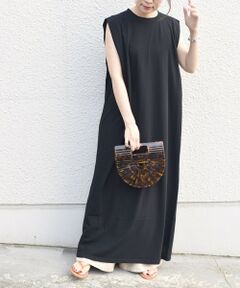 SHIPS / シップス ロング・マキシ丈ワンピース | ドライタッチタックワンピース