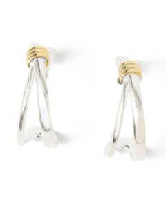 SHIPS / シップス ピアス・イヤリング | PHILIPPE AUDIBERT:バイカラーリースフープピアス