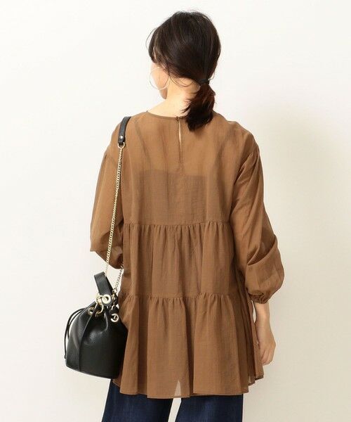 SHIPS / シップス シャツ・ブラウス | SHIPS any:シアーティアードブラウス | 詳細8