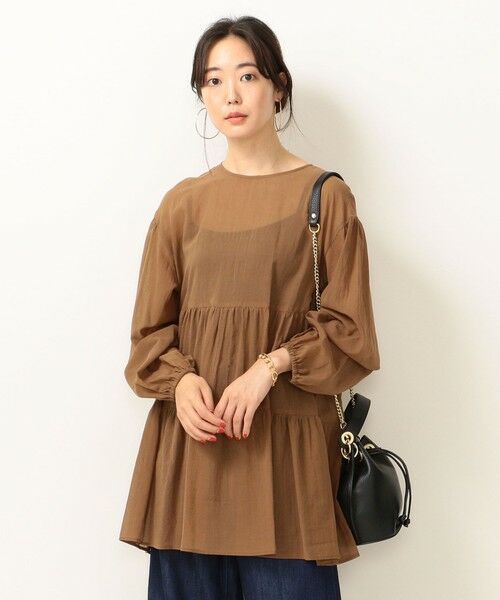 SHIPS / シップス シャツ・ブラウス | SHIPS any:シアーティアードブラウス | 詳細9