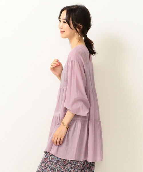 SHIPS / シップス シャツ・ブラウス | SHIPS any:シアーティアードブラウス | 詳細22