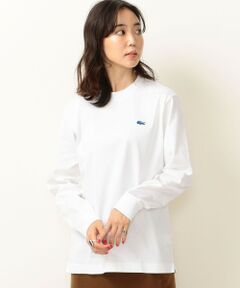 【SHIPS any別注】LACOSTE:ヘビーウェイト ジャージー 長袖 Tシャツ