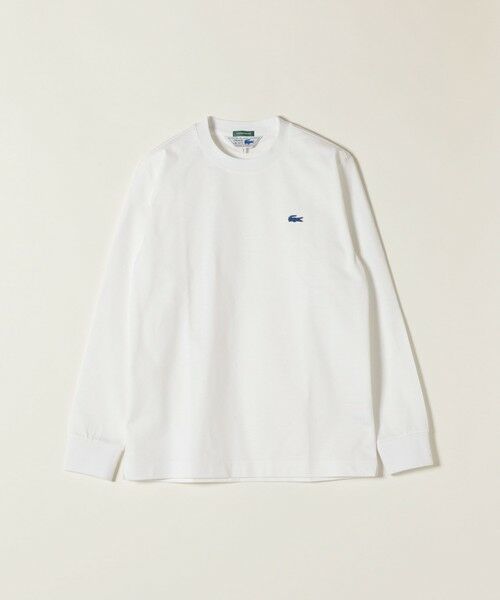 【SHIPS any別注】LACOSTE:ヘビーウェイト ジャージー 長袖 Tシャツ