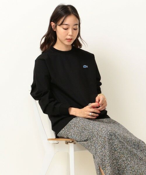 【SHIPS any別注】LACOSTE:ヘビーウェイト ジャージー 長袖 Tシャツ