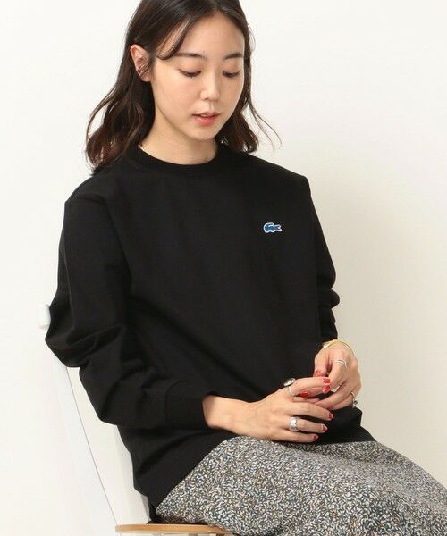 【SHIPS any別注】LACOSTE:ヘビーウェイト ジャージー 長袖 Tシャツ