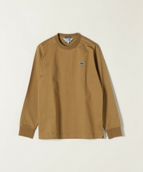 【SHIPS any別注】LACOSTE:ヘビーウェイト ジャージー 長袖 Tシャツ