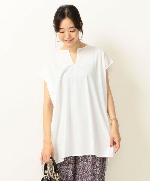 SHIPS for women / シップスウィメン カットソー | SHIPS any: スキッパーチュニックTEE | 詳細2