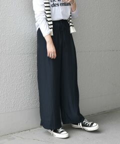 SHIPS / シップス その他パンツ | SHIPS any:パウダーサテンギャザーパンツ