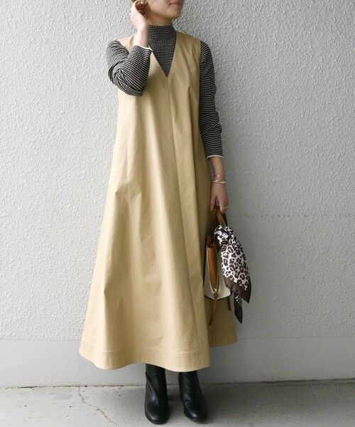 SHIPS / シップス ロング・マキシ丈ワンピース | SHIPS any:マキシテントワンピース | 詳細1