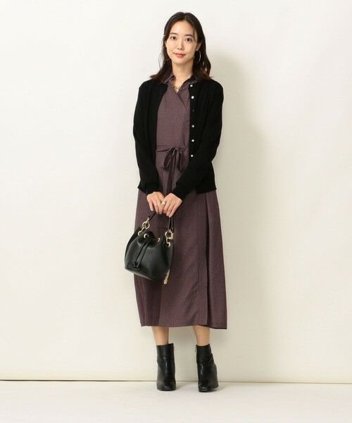 SHIPS for women / シップスウィメン ロング・マキシ丈ワンピース | SHIPS any:ジオメトリックシャツワンピース | 詳細12