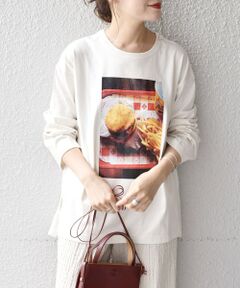 【WEB限定/SHIPS別注】ANNA MAGAGIZE×FRUIT OF THE LOOM:フォトロンTEE◇