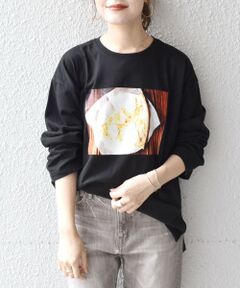 【WEB限定/SHIPS別注】ANNA MAGAGIZE×FRUIT OF THE LOOM:フォトロンTEE◇