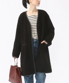 SHIPS / シップス その他アウター | ボアミディコート◇