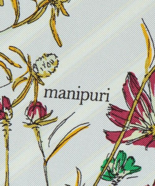 SHIPS for women / シップスウィメン バンダナ・スカーフ | manipuri:65×65 ダブルプリントスカーフ | 詳細3