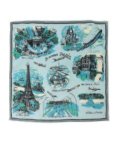 SHIPS / シップス バンダナ・スカーフ | BINDU:パリマップバンダナ
