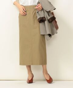 SHIPS / シップス ロング・マキシ丈スカート | SHIPS any: バフピーチリベットスカート