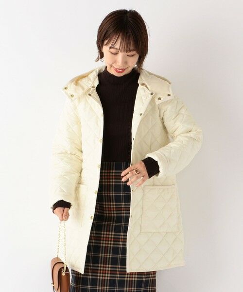 SHIPS for women / シップスウィメン その他アウター | 【SHIPS any別注】Traditional Weatherwear: ARKLEY HOOD フードノーカラー キルティングジャケットコート | 詳細1