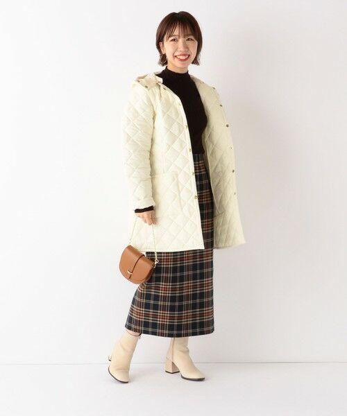 SHIPS for women / シップスウィメン その他アウター | 【SHIPS any別注】Traditional Weatherwear: ARKLEY HOOD フードノーカラー キルティングジャケットコート | 詳細3