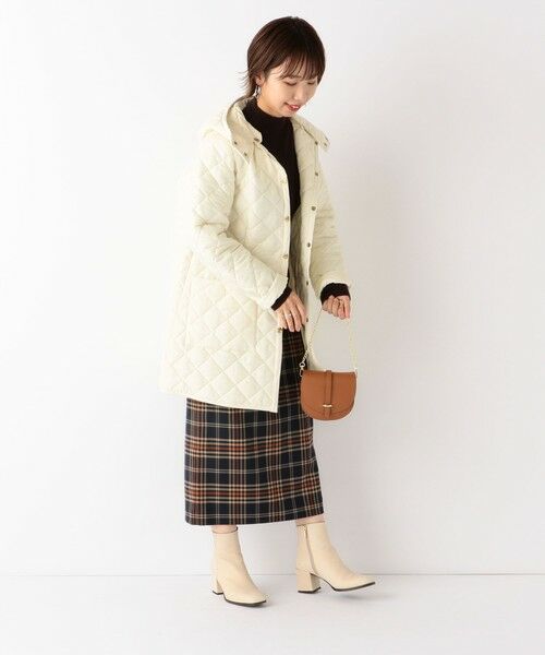 SHIPS for women / シップスウィメン その他アウター | 【SHIPS any別注】Traditional Weatherwear: ARKLEY HOOD フードノーカラー キルティングジャケットコート | 詳細4