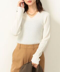 SHIPS / シップス ニット・セーター | SHIPS any: ウールリブ Vネック ニットプルオーバー
