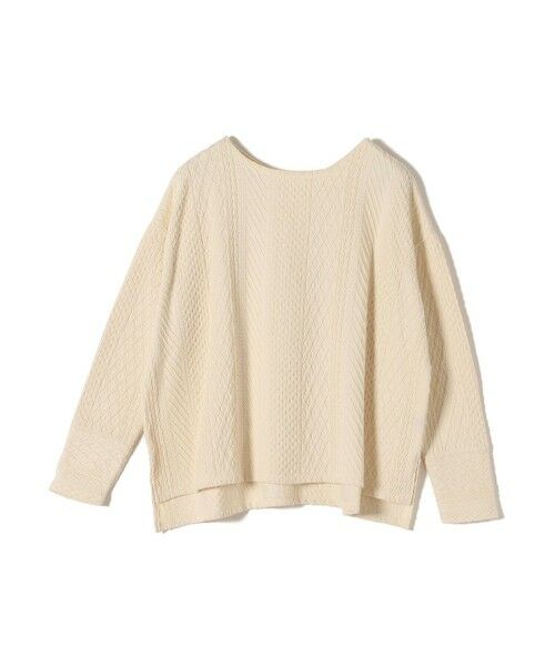 SHIPS / シップス カットソー | ケーブルバックジッププルオーバー◇ | 詳細1