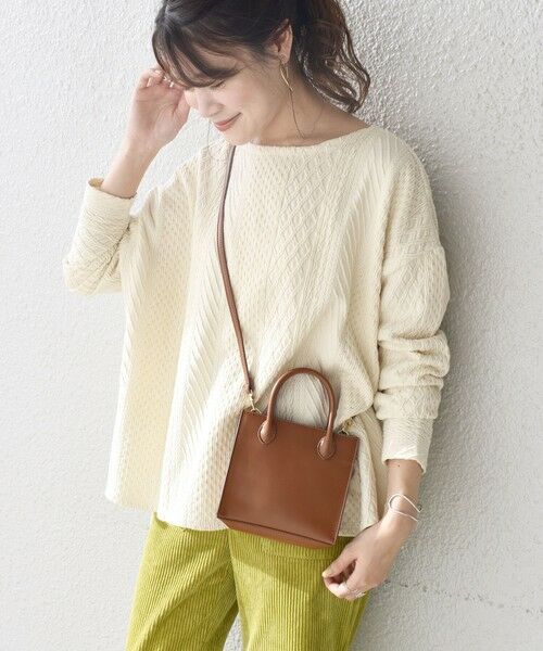 SHIPS / シップス カットソー | ケーブルバックジッププルオーバー◇ | 詳細3