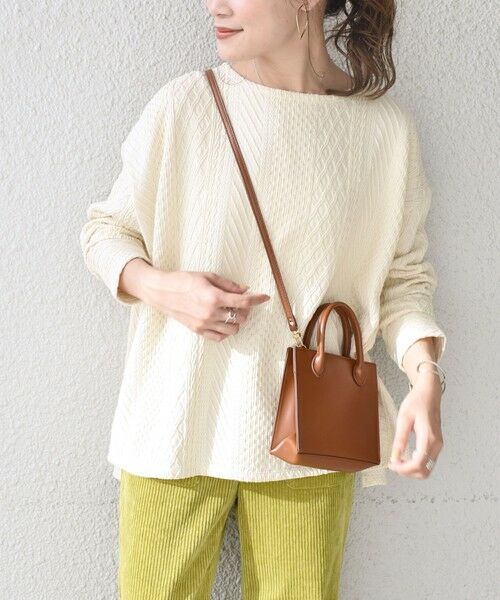 SHIPS / シップス カットソー | ケーブルバックジッププルオーバー◇ | 詳細6