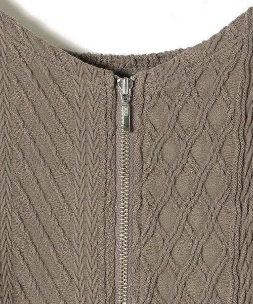 SHIPS / シップス カットソー | ケーブルバックジッププルオーバー◇ | 詳細13