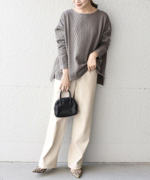 SHIPS / シップス カットソー | ケーブルバックジッププルオーバー◇ | 詳細17