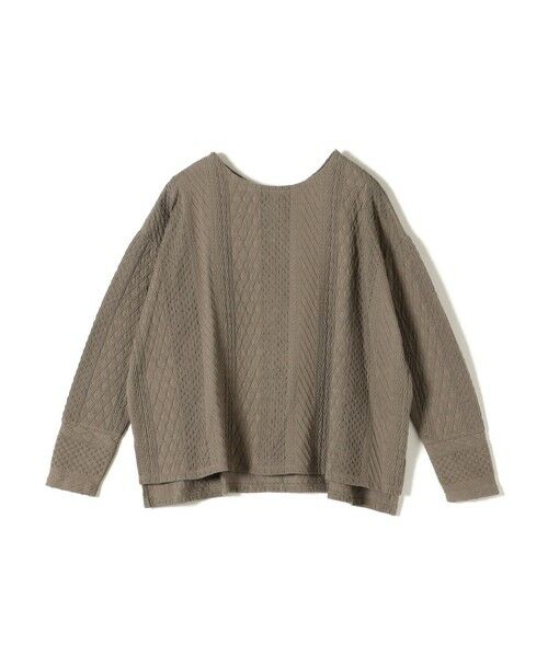 SHIPS / シップス カットソー | ケーブルバックジッププルオーバー◇ | 詳細8