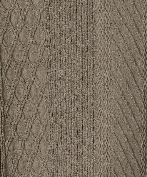 SHIPS / シップス カットソー | ケーブルバックジッププルオーバー◇ | 詳細9