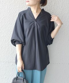 SHIPS / シップス カットソー | バックギャザーリボンカットブラウス