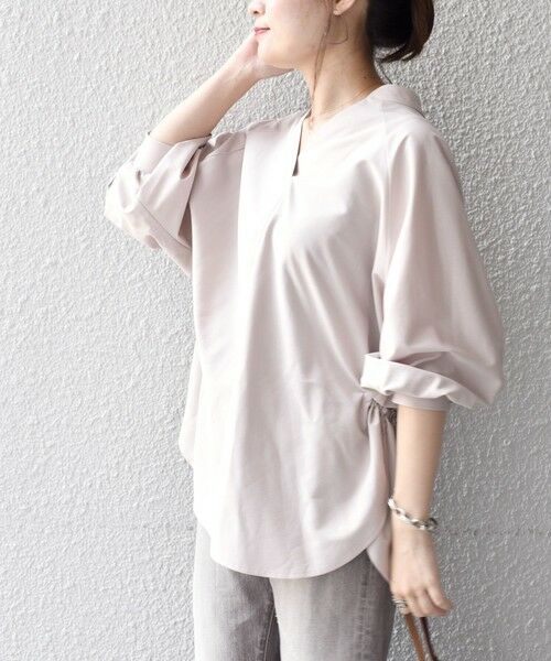 SHIPS / シップス カットソー | バックギャザーリボンカットブラウス | 詳細3