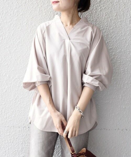 SHIPS / シップス カットソー | バックギャザーリボンカットブラウス | 詳細4