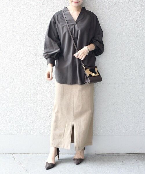 SHIPS / シップス カットソー | バックギャザーリボンカットブラウス | 詳細26