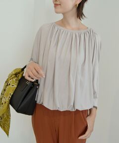 SHIPS / シップス カットソー | 2WAYギャザープルオーバー