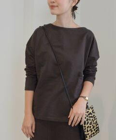 SHIPS / シップス カットソー | ファイン裏毛プルオーバー