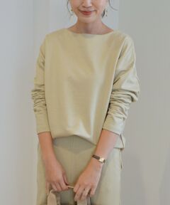 SHIPS / シップス カットソー | ファイン裏毛プルオーバー