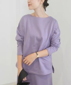 SHIPS / シップス カットソー | ファイン裏毛プルオーバー