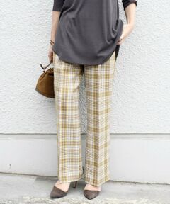 【WEB限定】〈手洗い可能〉LANATECチェックパンツ◇