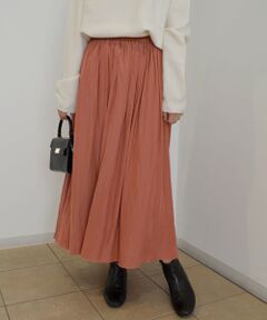 SHIPS / シップス ロング・マキシ丈スカート | 〈抗菌・防臭加工〉ギャザースカート