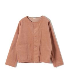 SHIPS / シップス ノーカラージャケット | LE GLAZIK:ストレッチコーデュロイジャケット