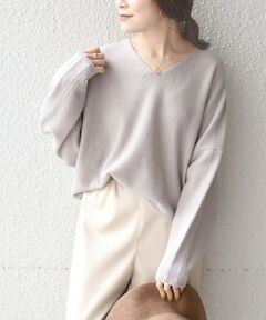 SHIPS / シップス ニット・セーター | ウールカシミヤVネックドルマン◇