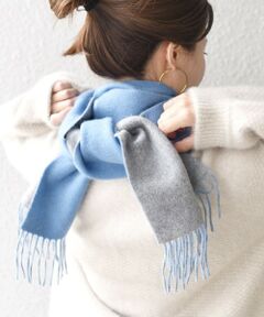 SHIPS / シップス マフラー・ショール・スヌード・ストール | リバーシブルカシミヤストール◇