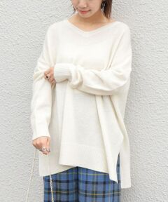 SHIPS / シップス ニット・セーター | SHIPS any: ラムウール ワイド ニットプルオーバー