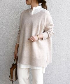 SHIPS / シップス ニット・セーター | SHIPS any: ラムウール ワイド ニットプルオーバー