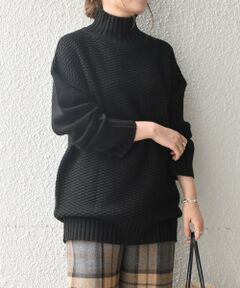 SHIPS / シップス ニット・セーター | SHIPS any: タックスティッチ チュニックプルオーバー