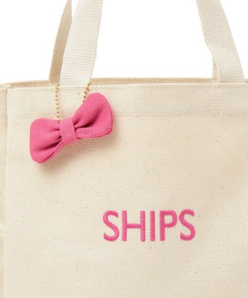 SHIPS for women / シップスウィメン トートバッグ | PINK RIBBONチャリティA4サイドポケットトート20FW | 詳細6